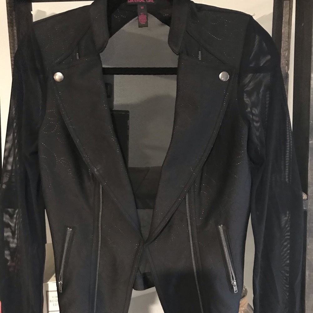 Sheer Sleeved Blazer